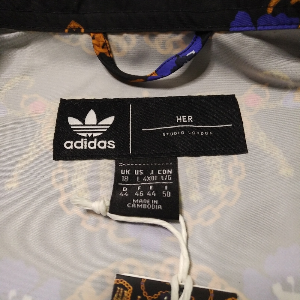 ❌️ §OLD ❌️ Adidas Originals x HER Studio London Women's Large Black Jacket - Picture 5 of 12